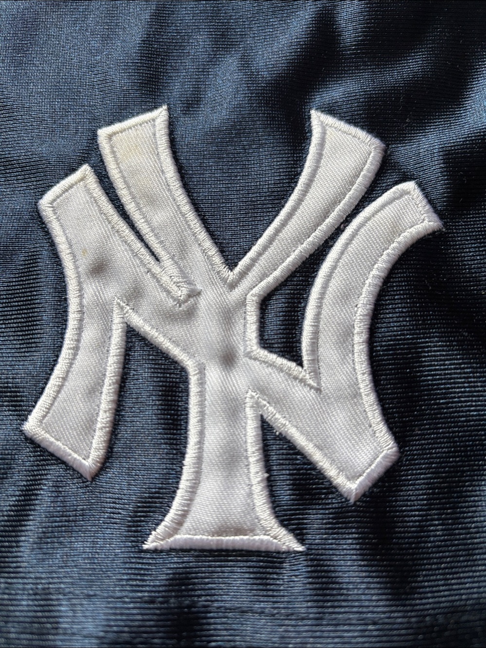 True Fan New York Yankees logo gym shorts. Men's L. Excellent condition. Sweet! - Picture 3 of 7
